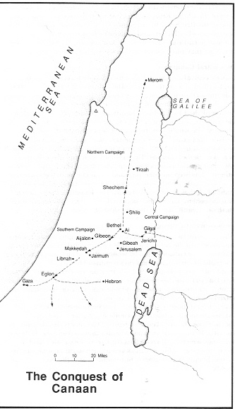 The Conquest of Canaan - Concise Bible Atlas (Laney)